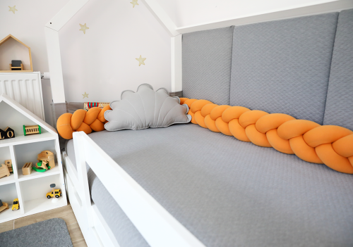 Ochraniacz, warkocz dzianinowy 